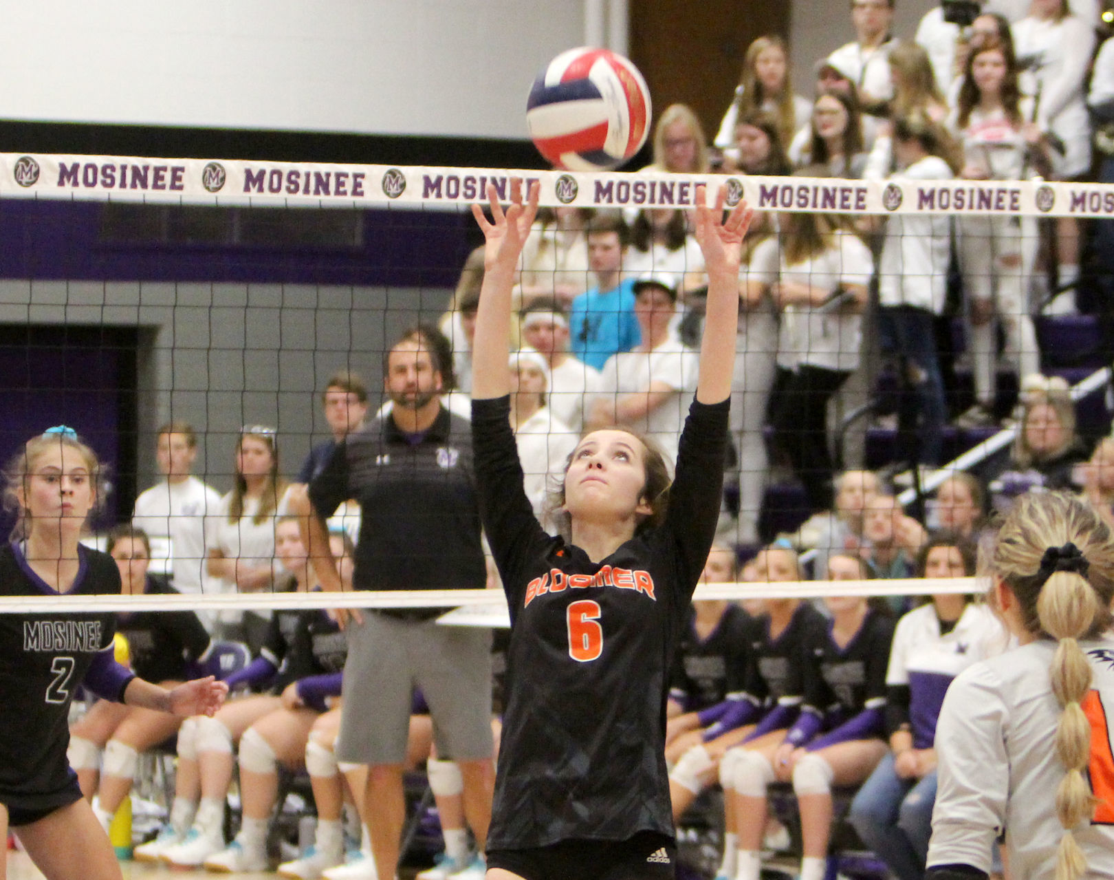 Bloomer volleyball at Mosinee 11-2-19